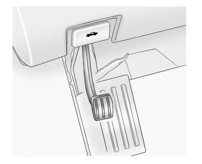 To set the parking brake, hold the regular brake pedal down, then push the parking