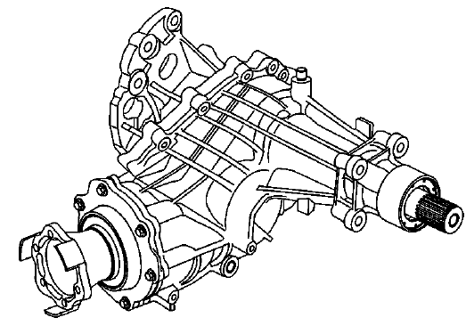 Buick Enclave. Transfer Case - Getrag 790