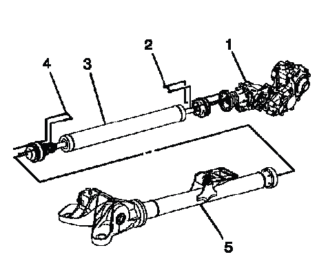 Buick Enclave. Propeller Shaft