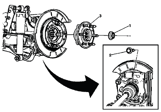 Buick Enclave. Rear Suspension