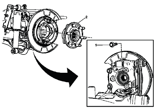 Buick Enclave. Rear Suspension