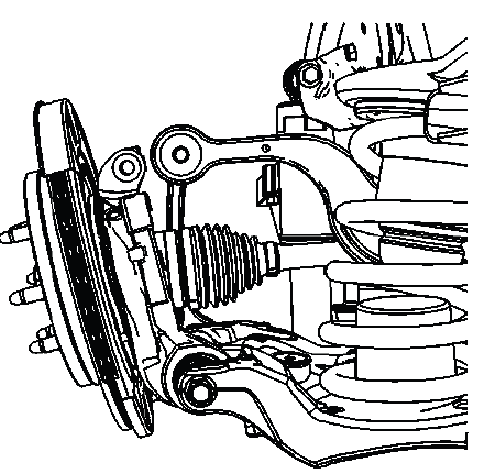 Buick Enclave. Rear Suspension