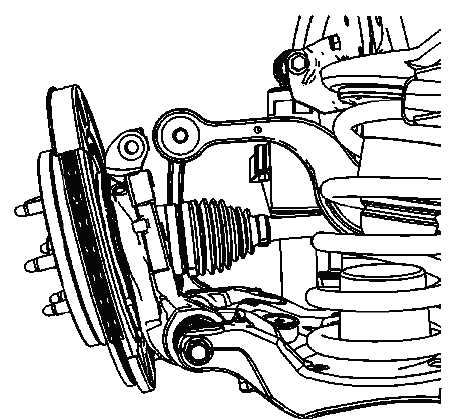 Buick Enclave. Rear Suspension