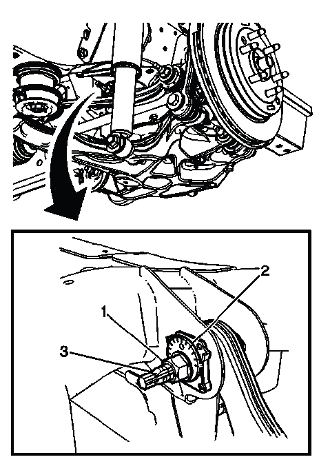 Buick Enclave. Rear Suspension