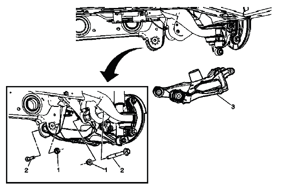 Buick Enclave. Rear Suspension