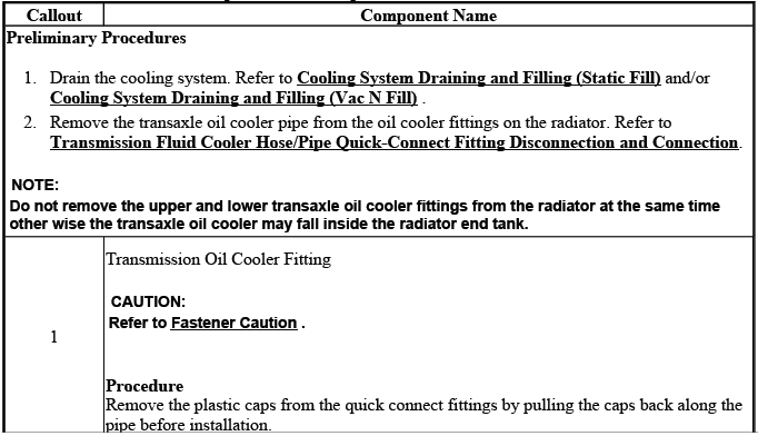 Buick Enclave. Transmission Cooling