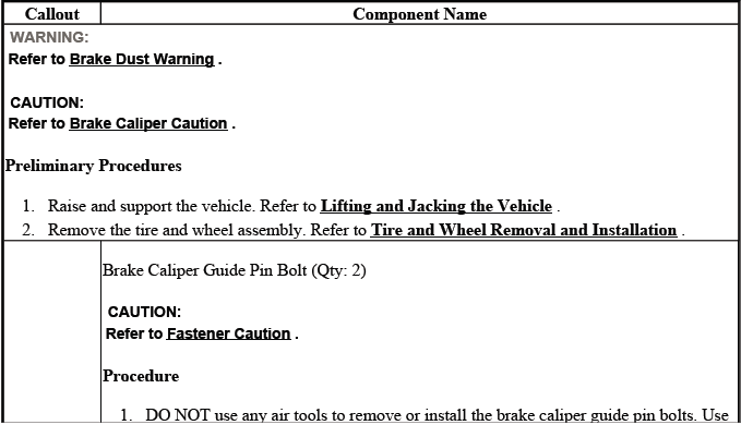 Buick Enclave. Disc Brakes