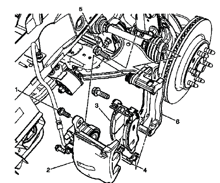 Buick Enclave. Disc Brakes