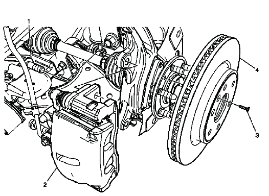 Buick Enclave. Disc Brakes