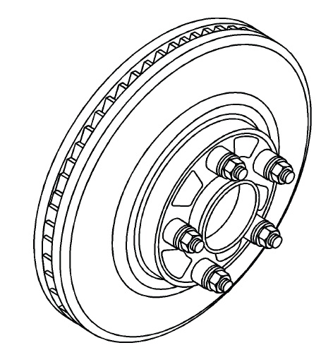 Buick Enclave. Disc Brakes