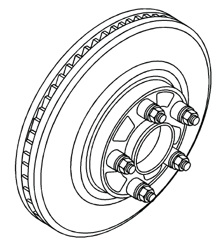 Buick Enclave. Disc Brakes