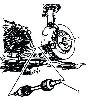 Buick Enclave. Wheel Drive Shafts