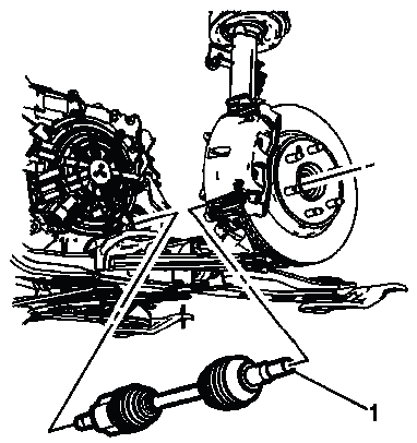 Buick Enclave. Wheel Drive Shafts