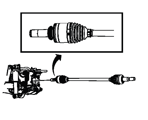 Buick Enclave. Wheel Drive Shafts