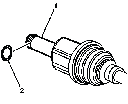 Buick Enclave. Wheel Drive Shafts