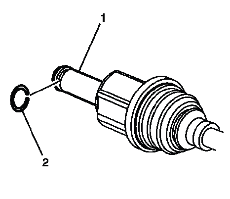 Buick Enclave. Wheel Drive Shafts