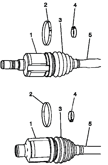 Buick Enclave. Wheel Drive Shafts