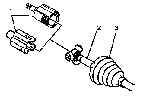 Buick Enclave. Wheel Drive Shafts