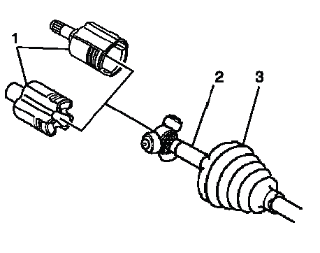 Buick Enclave. Wheel Drive Shafts