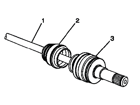 Buick Enclave. Wheel Drive Shafts