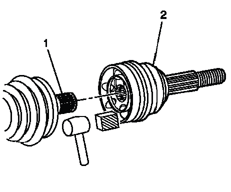 Buick Enclave. Wheel Drive Shafts