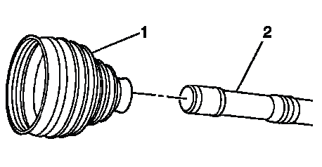 Buick Enclave. Wheel Drive Shafts