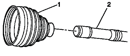 Buick Enclave. Wheel Drive Shafts