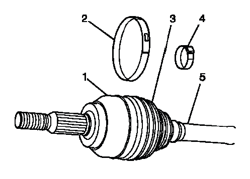 Buick Enclave. Wheel Drive Shafts