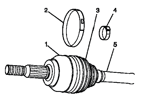 Buick Enclave. Wheel Drive Shafts