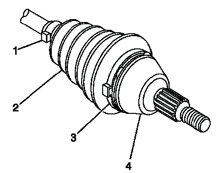 Buick Enclave. Wheel Drive Shafts