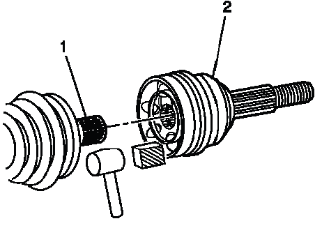 Buick Enclave. Wheel Drive Shafts