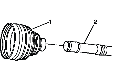 Buick Enclave. Wheel Drive Shafts