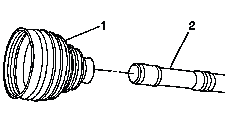 Buick Enclave. Wheel Drive Shafts