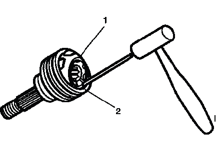 Buick Enclave. Wheel Drive Shafts