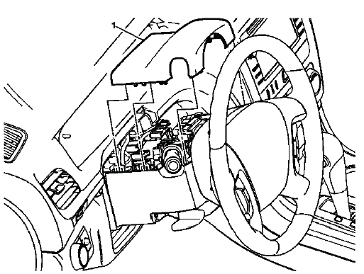 Buick Enclave. Steering Wheel and Column