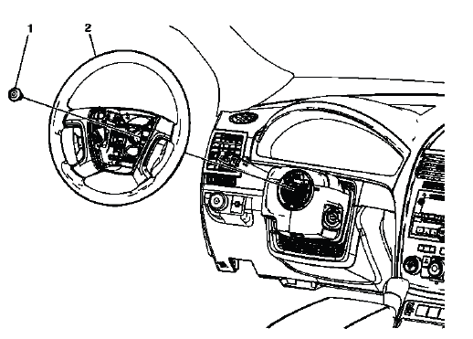 Buick Enclave. Steering Wheel and Column