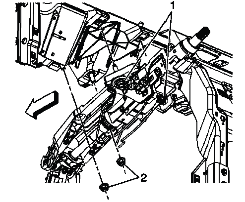 Buick Enclave. Steering Wheel and Column