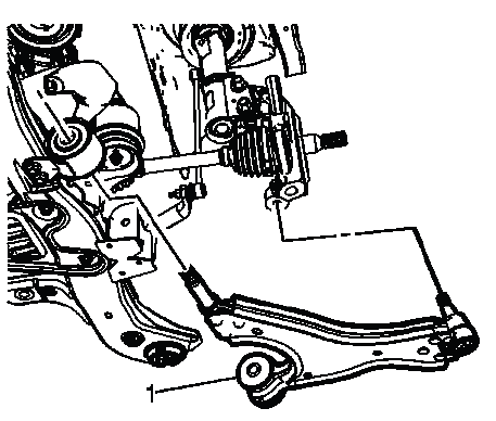 Buick Enclave. Front Suspension