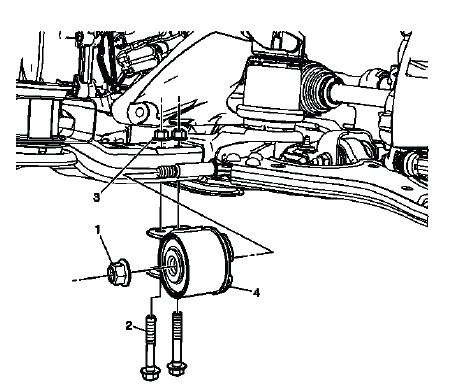 Buick Enclave. Front Suspension