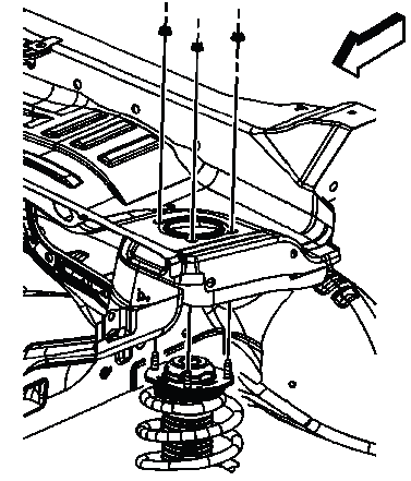 Buick Enclave. Front Suspension