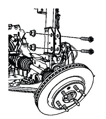 Buick Enclave. Front Suspension